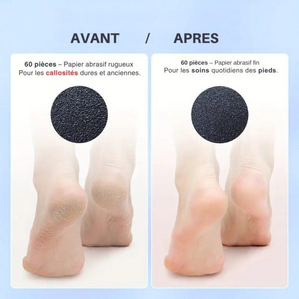 Mini Pédicure Électrique 2 en 1 anti-Callosités & Épilation – Image 5