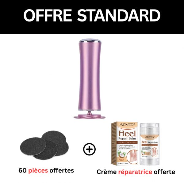 Mini Pédicure Électrique 2 en 1 anti-Callosités & Épilation – Image 2