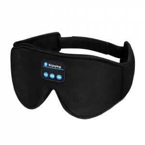 Masque de Sommeil Bluetooth 5.0 – Casque Sans Fil 2 en 1 avec Écouteurs Intégrés, Bandeau Confortable, Relaxation & Voyage