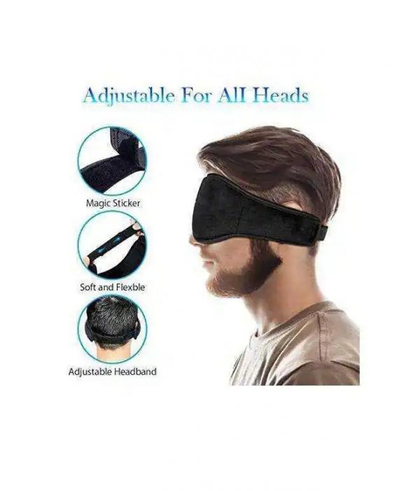 Masque de Sommeil Bluetooth 5.0 – Casque Sans Fil 2 en 1 avec Écouteurs Intégrés, Bandeau Confortable, Relaxation & Voyage – Image 2